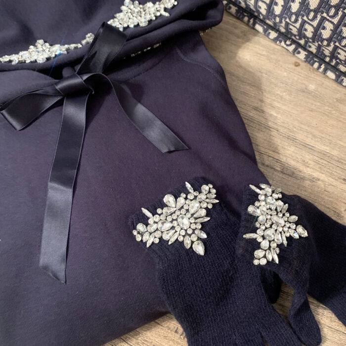 The Luxe Hoodie Navy – Bild 11