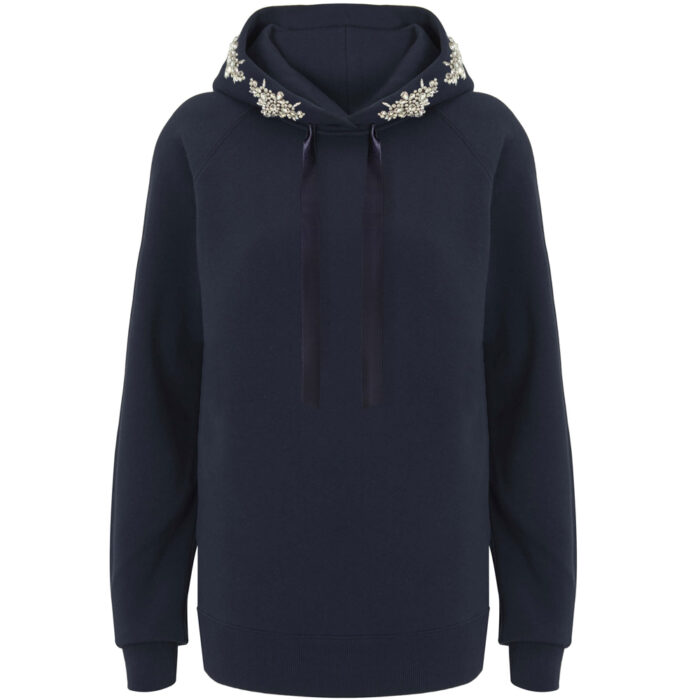 The Luxe Hoodie Navy – Bild 2