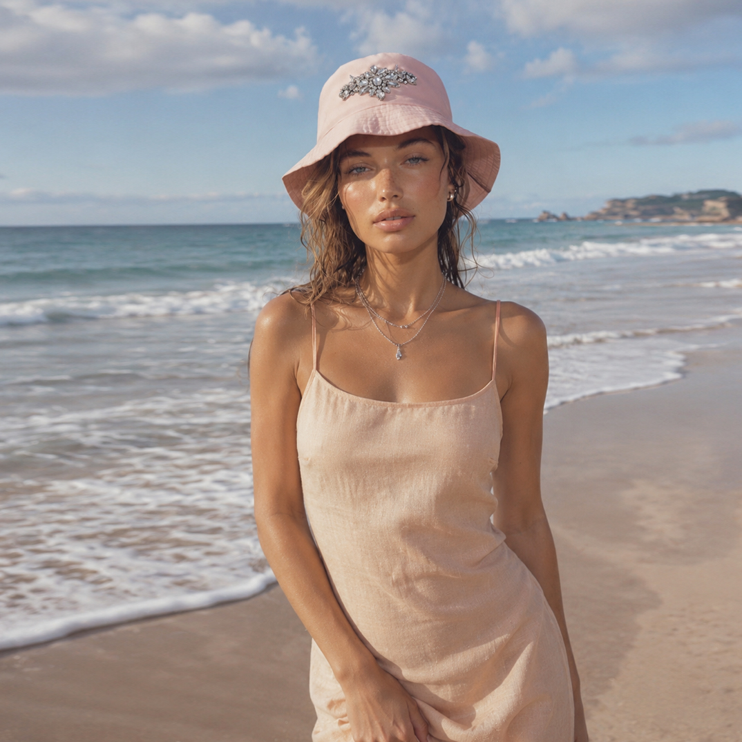 The Luxe Bucket Nylon Rose – Bild 2