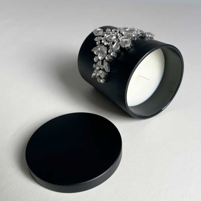 The Luxe Candle Glass Black - Image 3