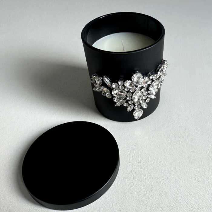 The Luxe Candle Glass Black - Image 2